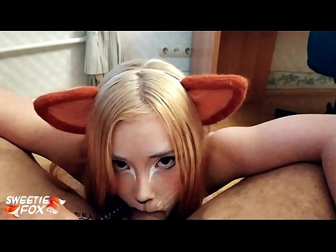 ❤️ Kitsune залгих дик, булэг нь түүний аманд ☑ Порно манайд ❤